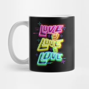 Love is love - futuristic design Mug